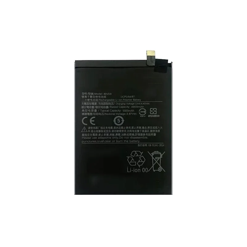 Bateria portátil 4900mAh BN59 para Redmi Note10 Note 10 Pro 10S Note 10pro Bateria de grande potência