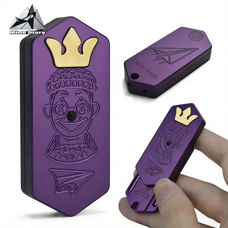 new-small-airplane-edc-fidget-push-cards-mechanical-haptic-slider-creative-metal-fidget-toys-decompression-fingertip-toys