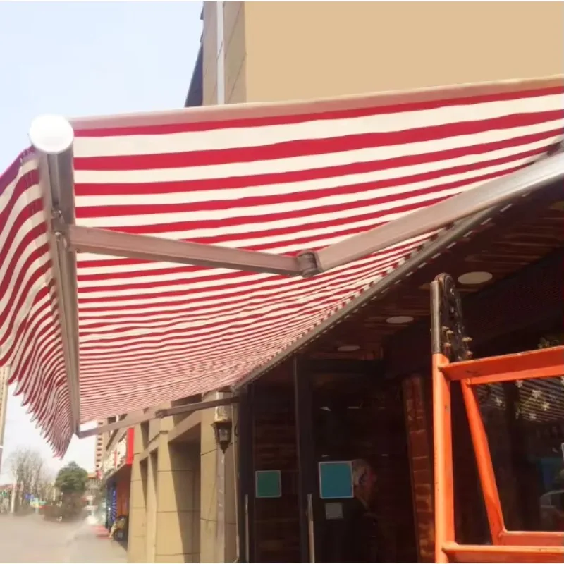 Custom Outdoor Commercial Restaurant Balcony Windows Adjustable Retractable Awning for Door Entrance