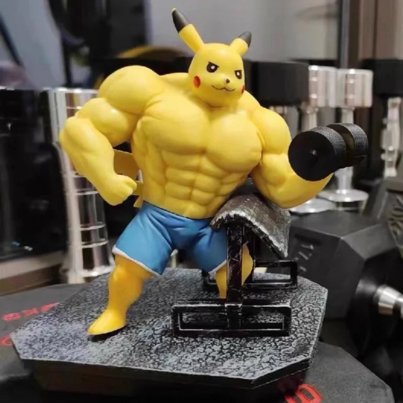 

Pokemon Muscle Figures Fitness Magikarp Snorlax Dugtrio Psyduck Squirtle Bulbasaur Gengar Action Model Figures Toy Gift In Stock