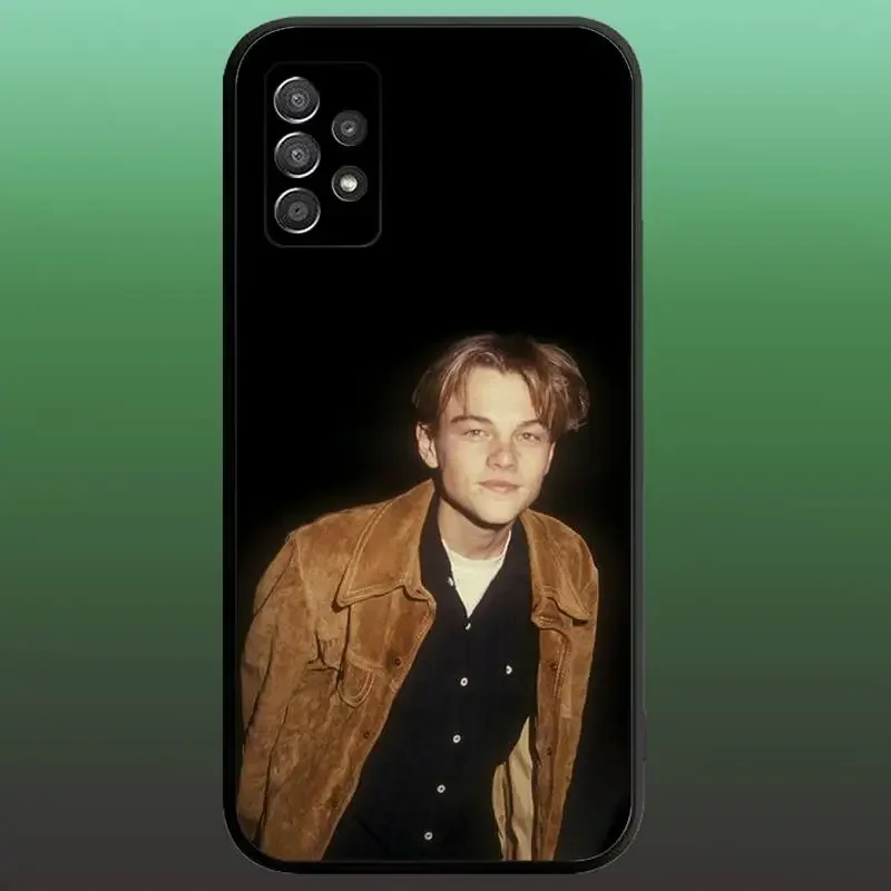 Leonardo Dicaprio Young Phone Case for SamsungA 91,80,73,72,71,70,53,52,51,42,41,40,32,31,30,22,21,20,13 S 4G 5G Soft Black case