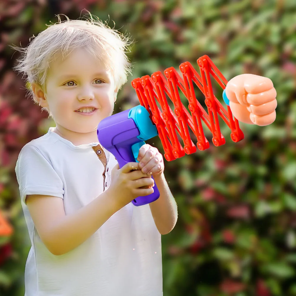 ของเล่น Retractable Fist Grabber ฤดูใบไม้ผลิ Telescopic Fists ของเล่นเด็กเด็กวัยหัดเดินหุ่นยนต์สําหรับ