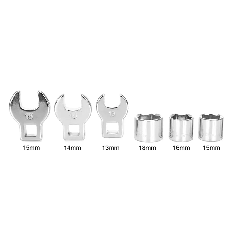 

B07A-8Pcs Auto Engine Idler Pulley Adjustment Wrench Belt Lengthened Socket Wrench For Workshop Repair Tools