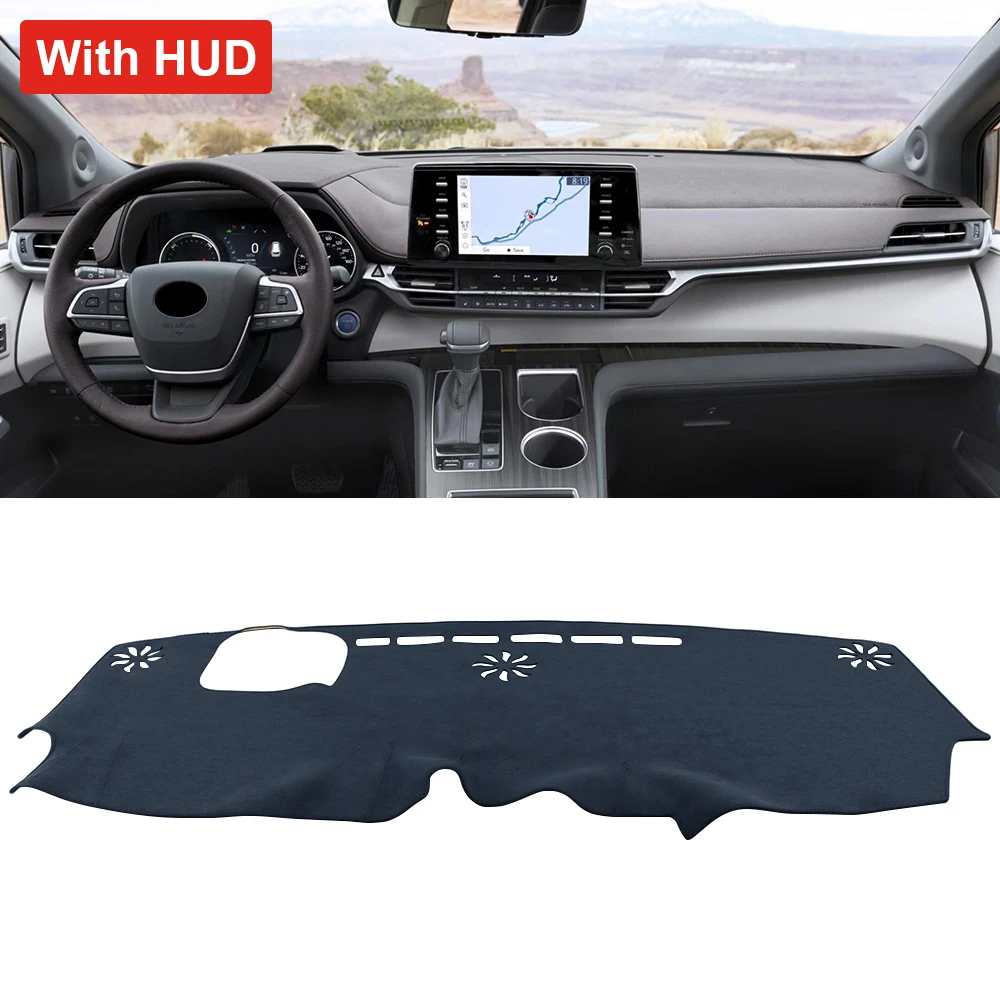 For Toyota Sienna XL40 Hybrid 2021 2022 2023 2024 2025 Car Dashboard Mat Sun Shade Non-slip Pad Cover Accessories - view 4