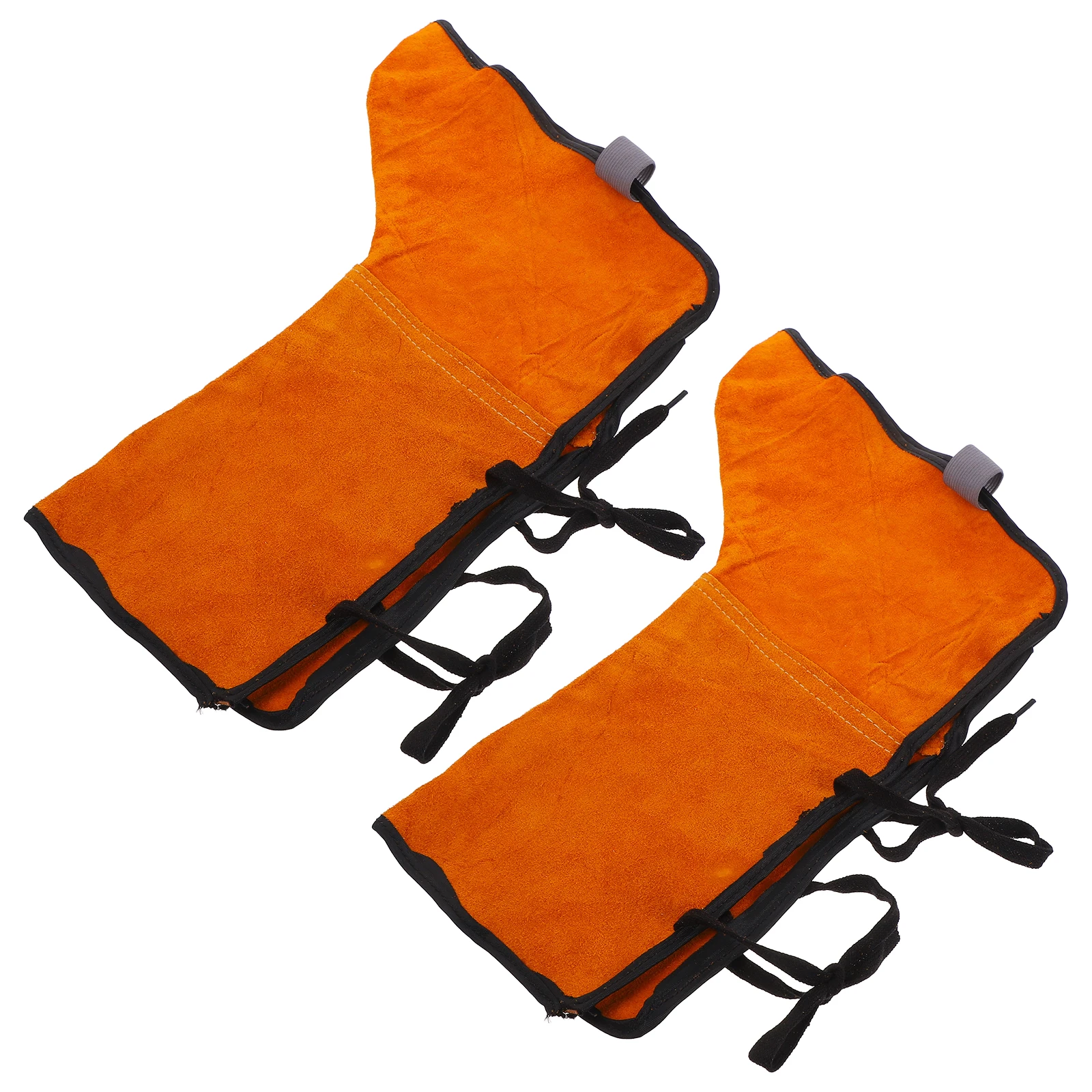

2pcs Welding Foot Protection Gaiters Boot Covers for Men Cowhide Protective Shoe Spats Welder Leg