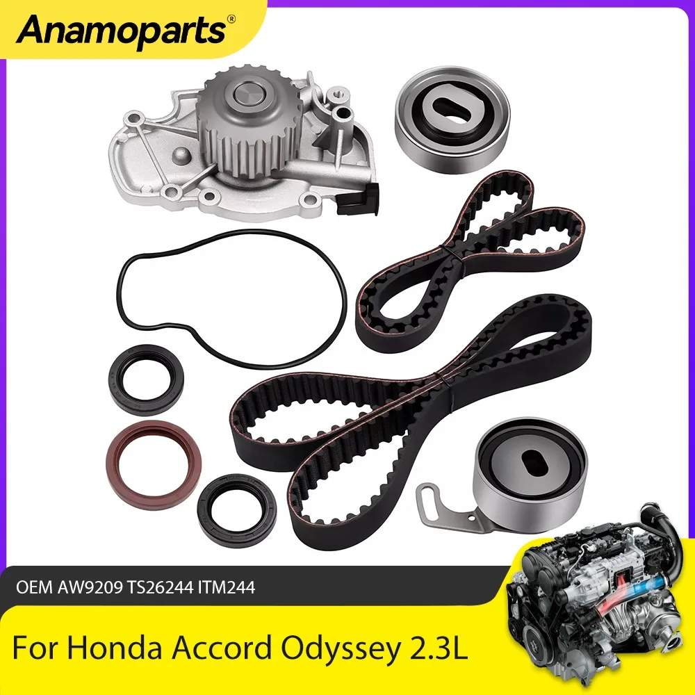 Engine Parts Timing Belt Water Pump Kit Fit 2.2 2.3L l4 GAS For Honda Acura Accord Odyssey Oasis F20 F22 2.2 2.3L SOHC 1994-2002