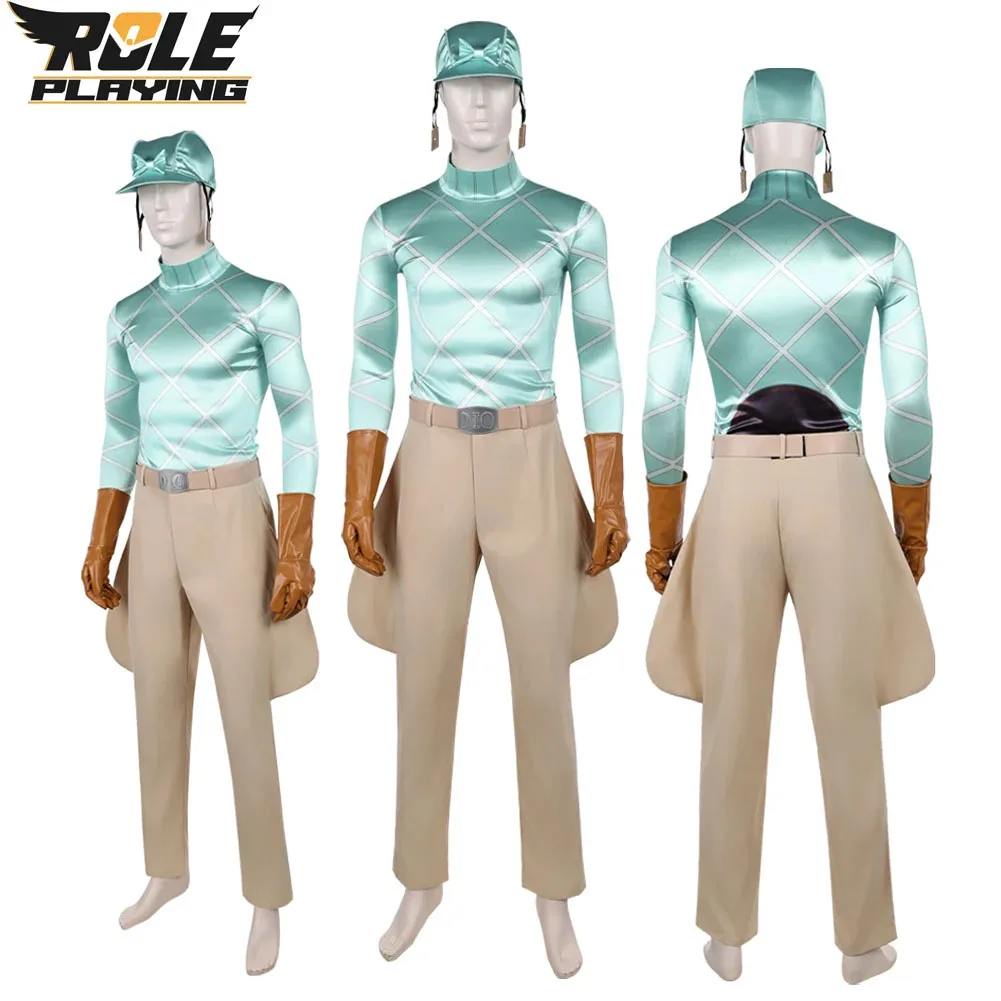 

Костюм Диего Брандо для косплея: брюки, перчатки, шляпа, пояс, одежда для ролевых игр по аниме Steel Ball Run JoJo, для Хэллоуина и карнавала