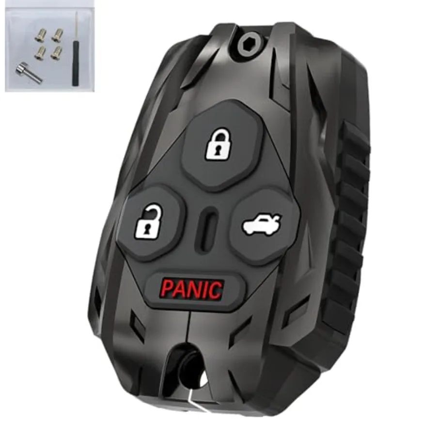 

No Cutting Required - Upgraded Key Fob Shell Case for Honda Accord 2003-2012/ Civic EX 2006-2013/ Pilot 2009-2015/ CR-V 2005-20