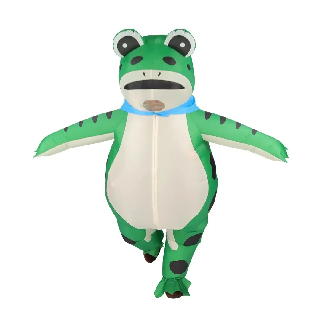 Halloween Cute Animals Inflatable Frog Cosplay Costume Suits Adult Air Blow-up Costumes Fancy-Dress For Carnival Party
