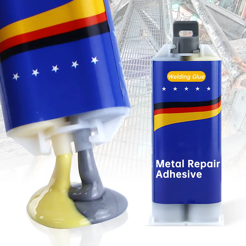 Metal Repair Paste 2 In1 Industrial AB Caster Glue High Strength Bonding Sealant Strong Casting Welding Seam Metal Repair Agent