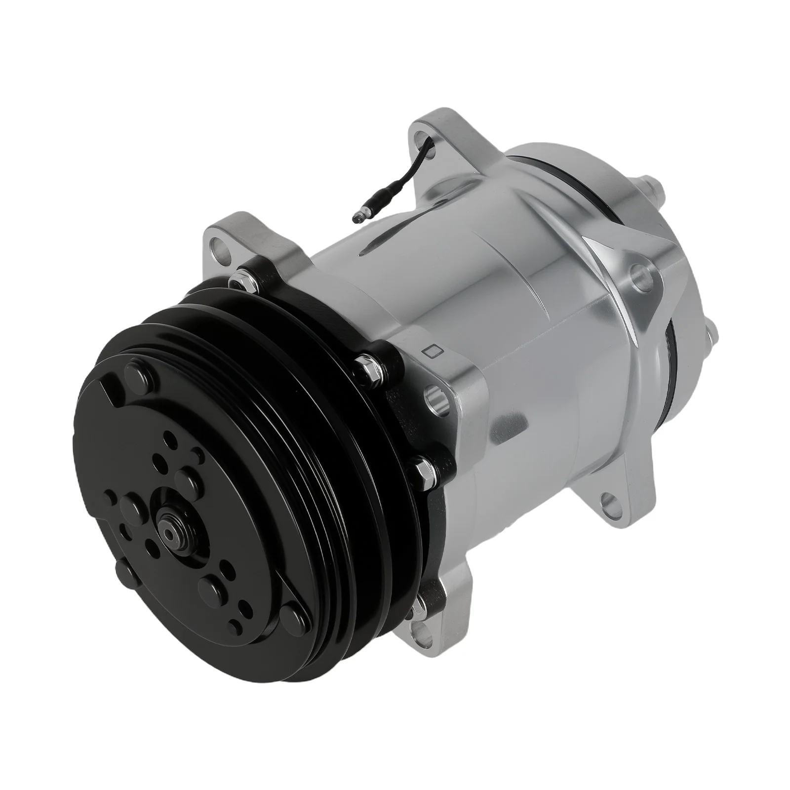 

Компрессор кондиционера с 2 канавками для Sanden 508 Style V-ремень 12 В, хром HC5001C