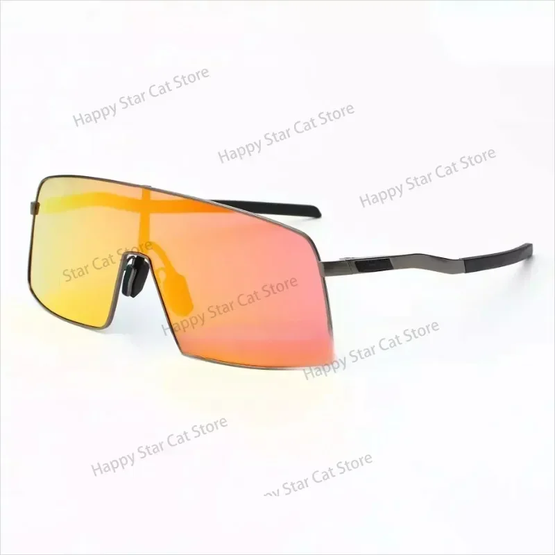 Cycling Polarized Sunglasses Bike Men Women Metal Frame Goggles Sun Glasses Outdoor Sports Bicycle Sunglasses