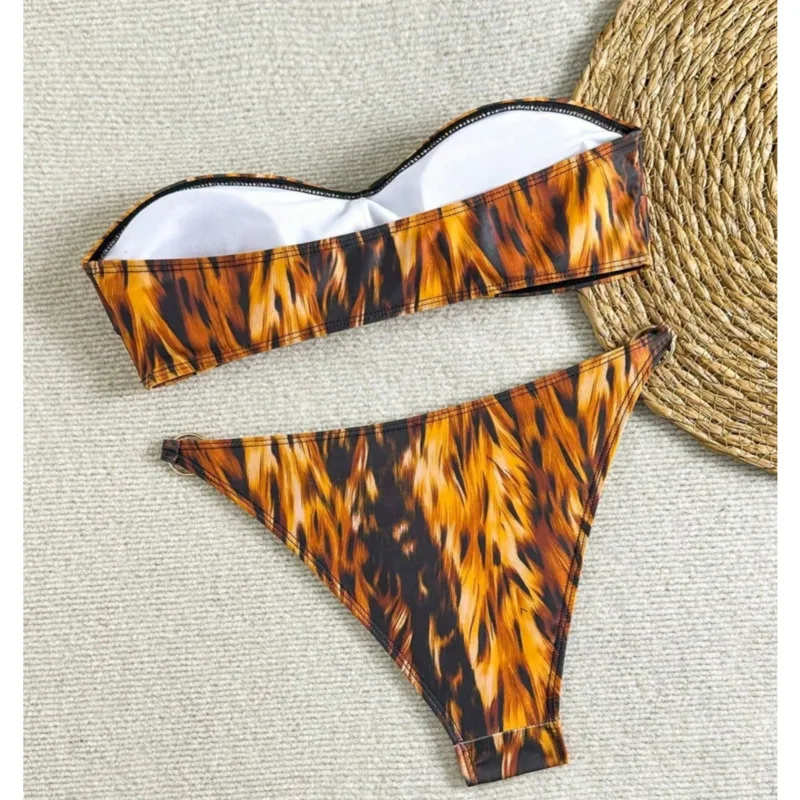 الصيف مثير البيكينيات طباعة النساء ملابس السباحة الإناث لملابس السباحة لباس سباحة البرازيلي مجموعة البكيني بحر بركة الاستحمام