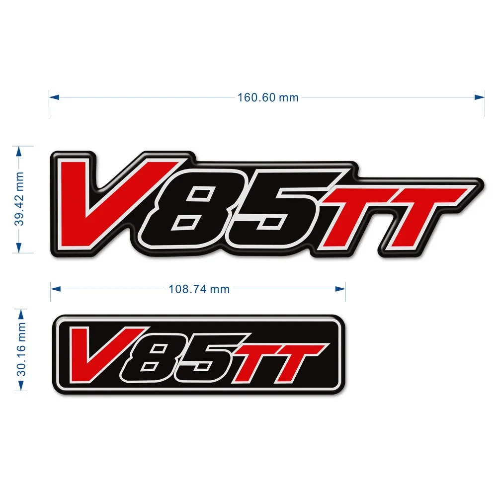 Autocollants de protection de tampon précieux, décalcomanie, emblème de bagage, étuis avec logo, coffre, Moto Guzzi V85TT V 85 TT, 2019, 2020, 2021, 2022