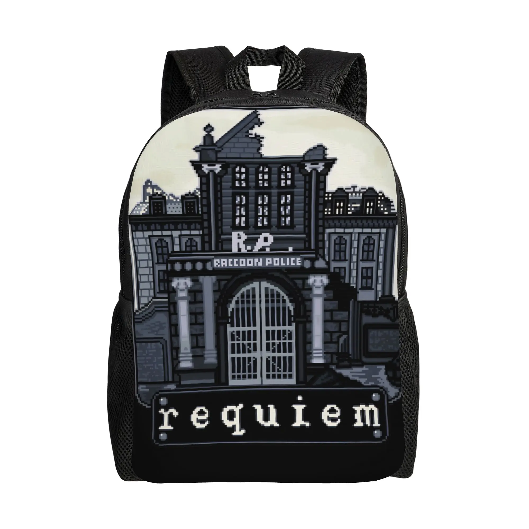 

Resident Evil Requiem Backpack Stylish Backpacks Youth Outdoor Print School Bags Colorful Rucksack