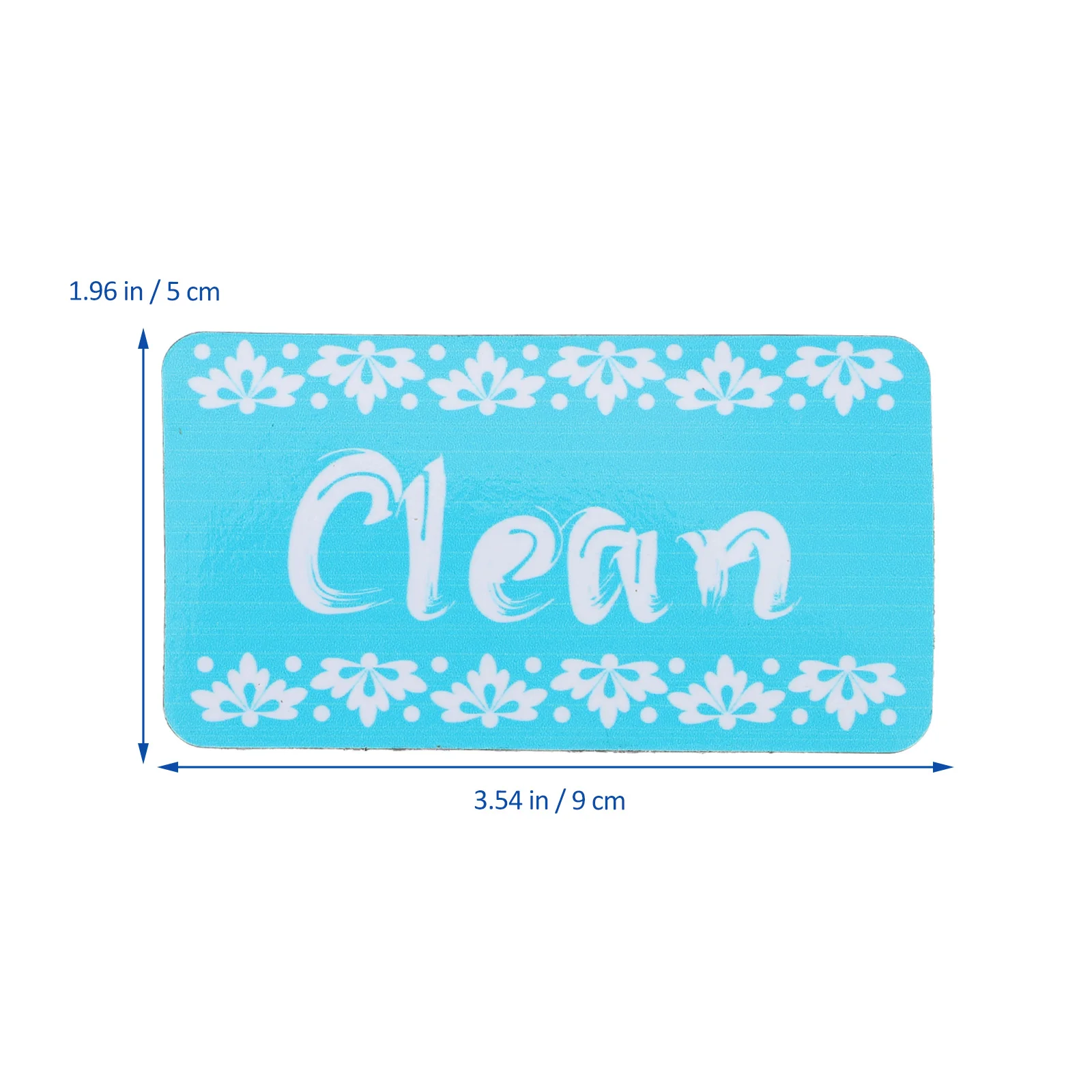 1 قطعة مؤشر مغناطيسي نظيف قذر لغسالة الصحون المزدوج الجانب الوجه تسجيل المغناطيس ملصق ديكور المنزل #3