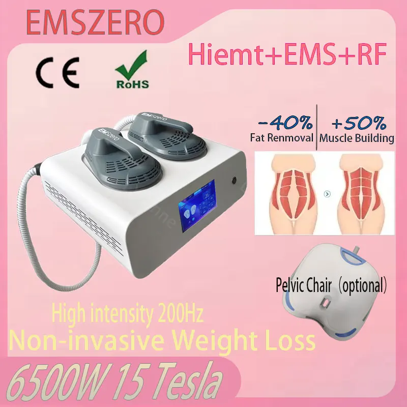 

EMSZERO shaping RF electromagnetic fat removal 6500W muscle stimulation machine EMS superplasticity weight loss