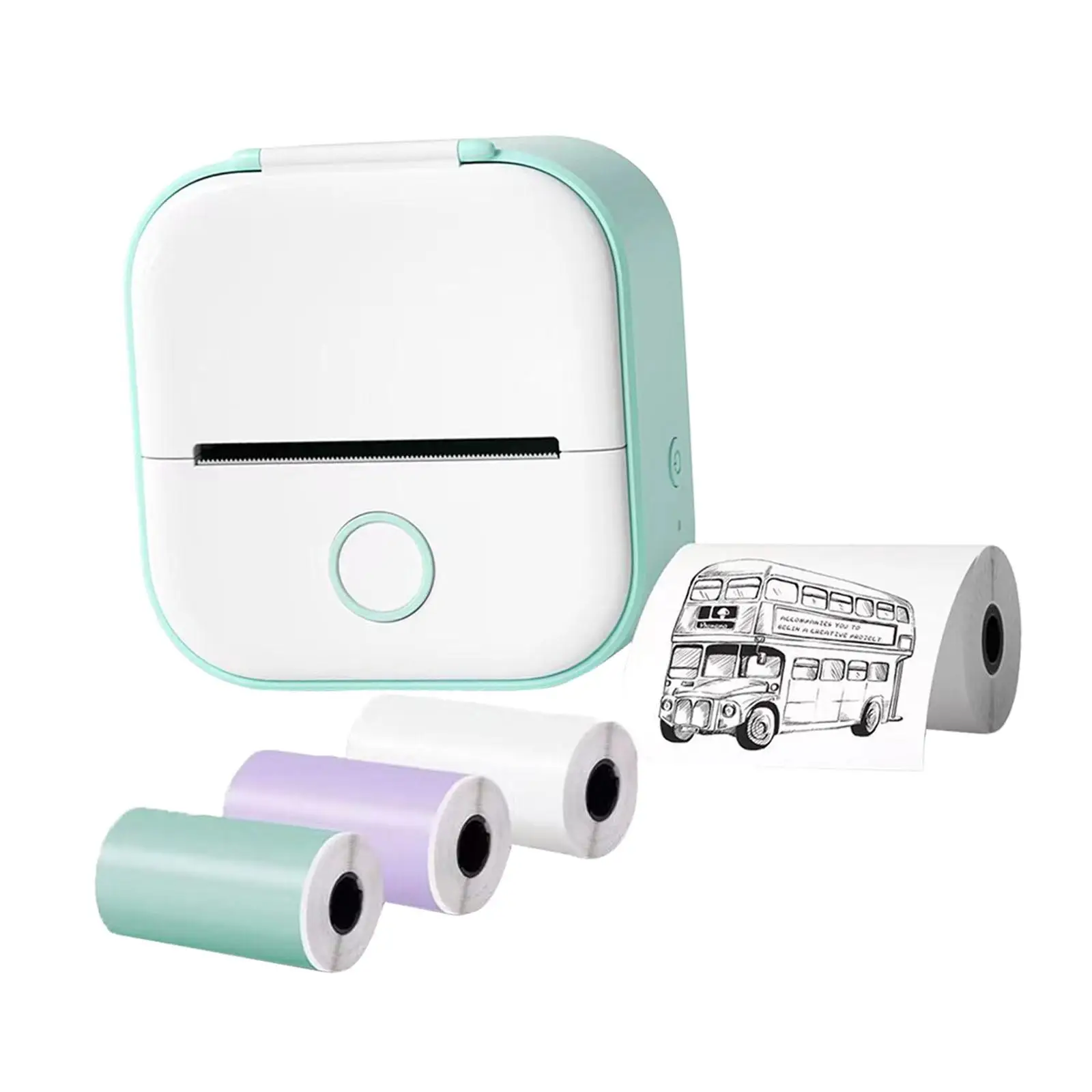 

Printer Student Gift Photo Printer Label Maker Machine for Home DIY Pictures