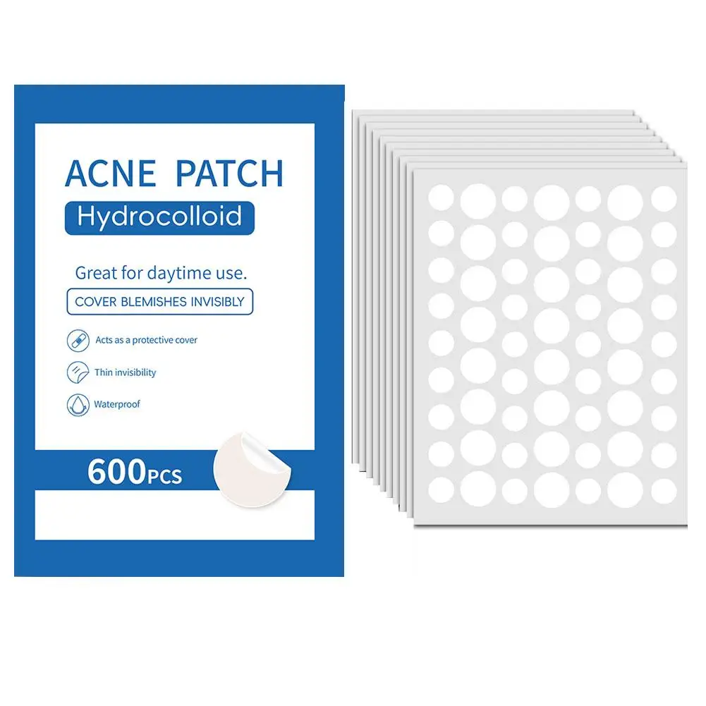 New 360/600PCS Colorful Star Pimple Patch Acne Concealer Face Spot Beauty Makeup Tool Invisible Acne Removal Skin Care Stickers