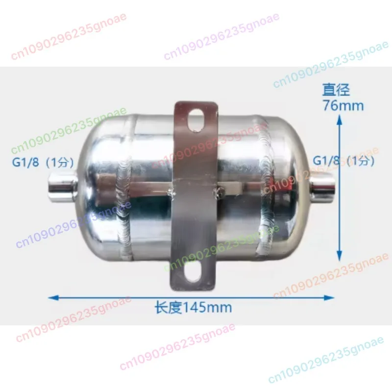 

316 Stainless Steel Air Tank 0.5L-1L High Pressure Vacuum Pump System Gas Storage Cylinder