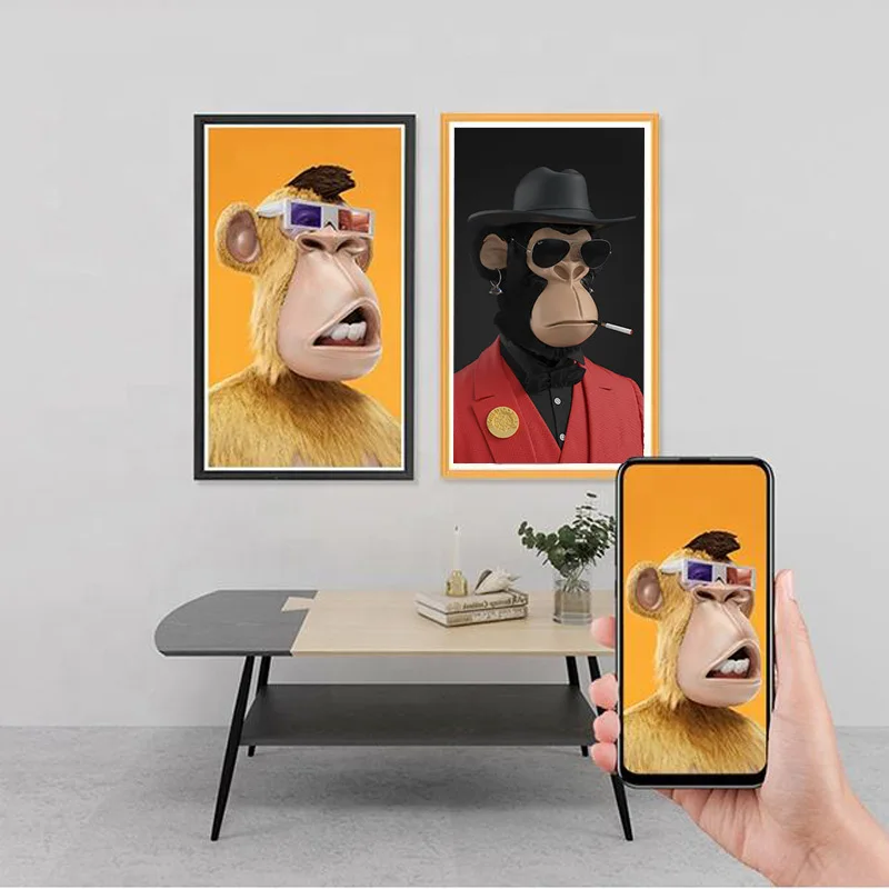 

21.5 32 Inch Private Art Gallery Marco De Fotos Frame Portaretrato Digital Anti Electric Photo Frames Lcd Digital PhotoFrame