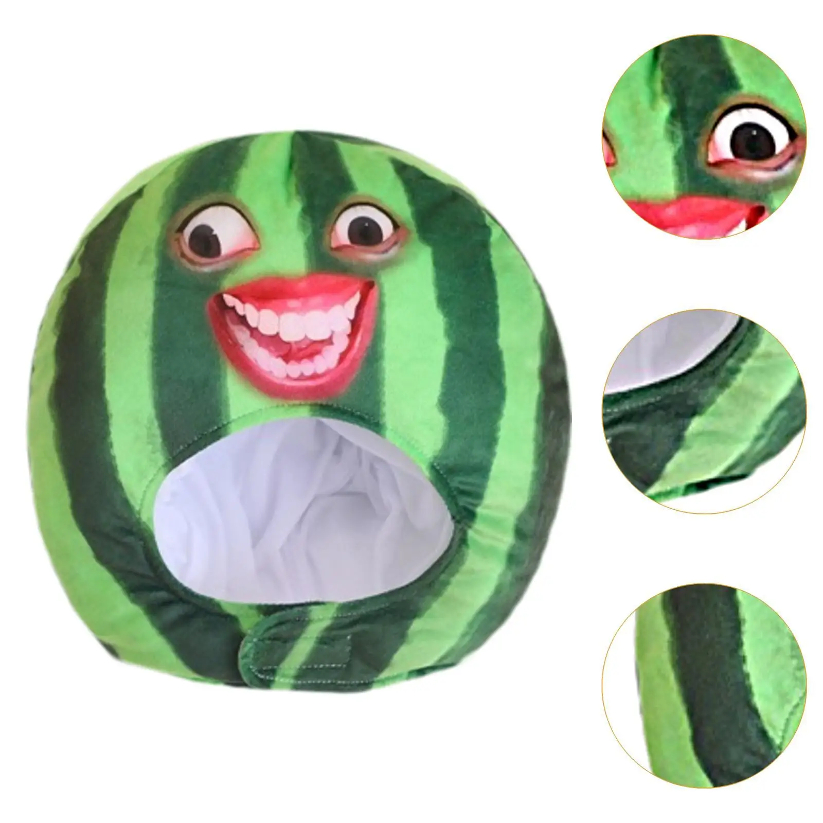 플러시 과일 모자 수박 모자 만화 귀여운 어린이 및 성인용 재미있는 헤드웨어