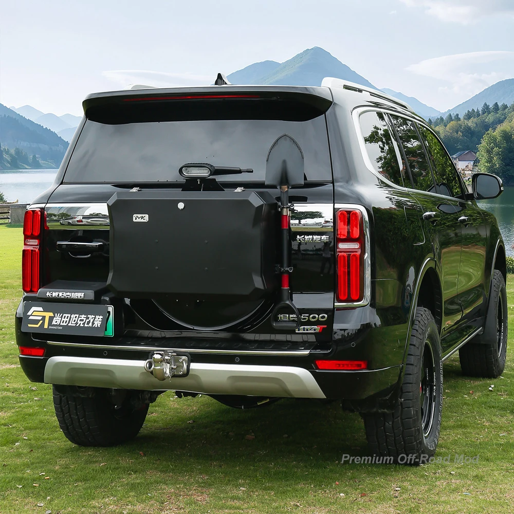 For 2026 Tank 500 Hi4-T Tailgate Spare Tire Storage Box MEKA MK Multifunctional Expansion Box Offroad Modification Accessories