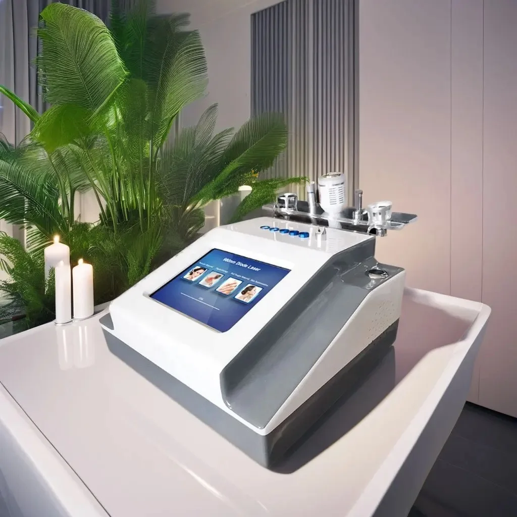 980Nm Laser Diode Varicose Vein Removal Machine Spider Nail Fungi Physiotherapy Salon