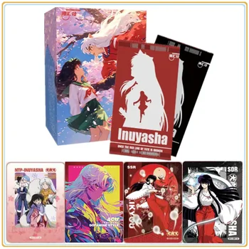 LEKA Inuyasha Collection Cards Higurashi Kagome Kiki Paper Card Anime Character Game Card Kids Toy Halloween Christmas Gift