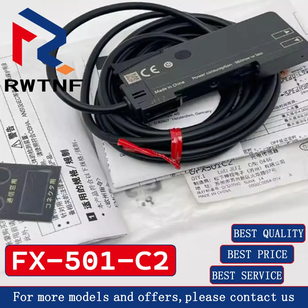 Nuevo sensor amplificador de fibra FX-501-C2 genuino, stock de almacén 100% original