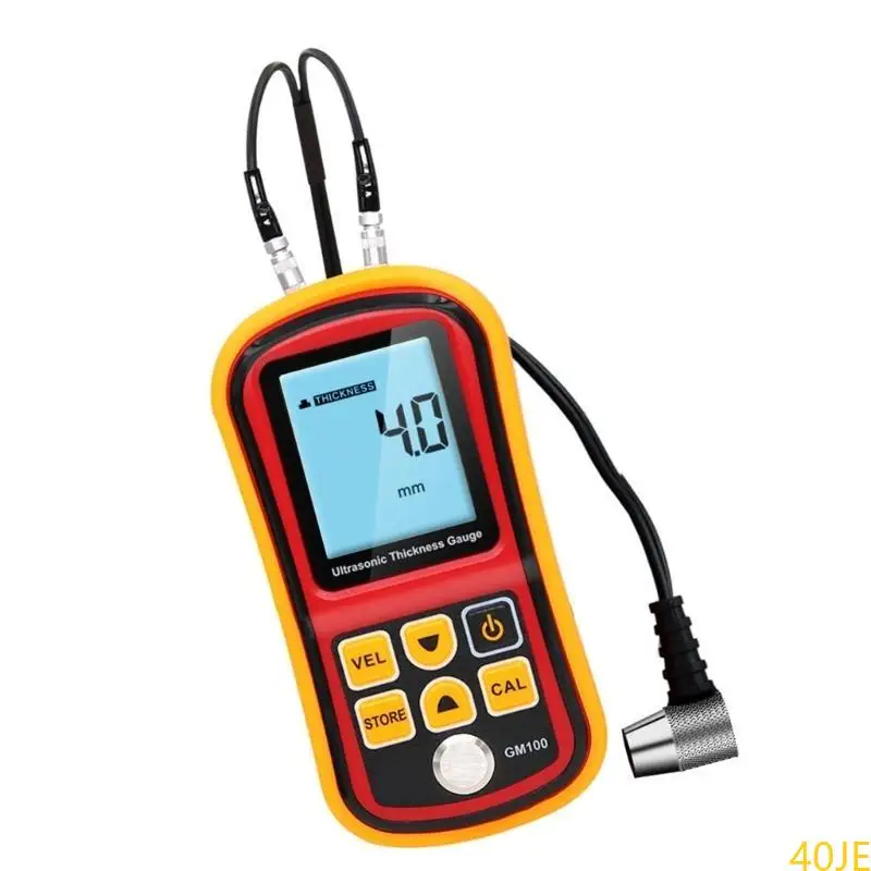 

40JE Accuracte Level Accuracy Ultrasonic Thickness Tester Probe Multiple Material Thickness Sensors for Metals and Plastic