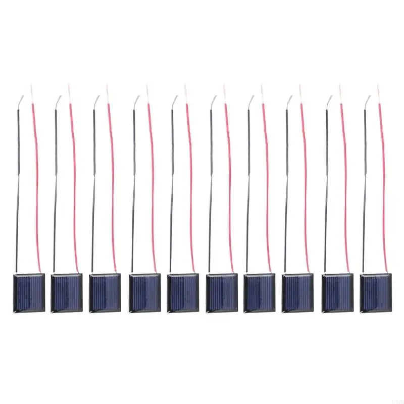 

Solar Panel with Wire 1V 85MA Dripping Glues Plate Solar Panel Polycrystalline Silicon Board Solar Systems Module L43B