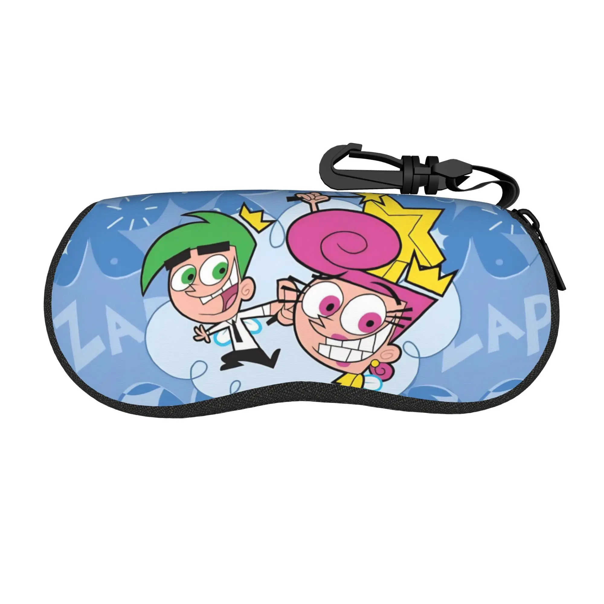 The Fairly OddParents Glasses Case Girl Boy New Zipper  Glasses Storage Box Charming Eye Contacts Case