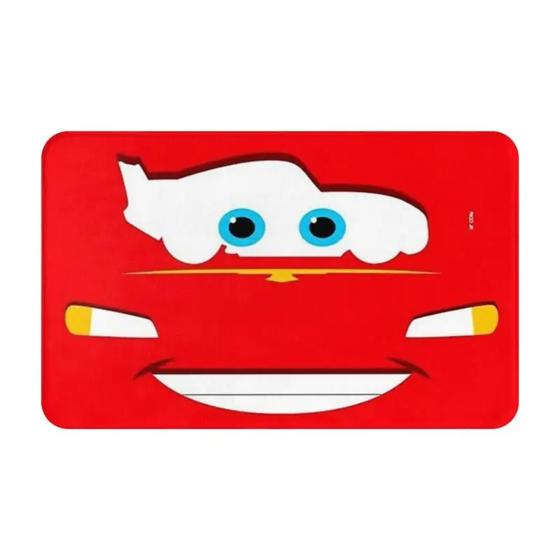 Personalized Lightning Mcqueen Cartoon Cars Doormat Mat Anti-Slip Bathroom Kitchen Bedroom Rug Carpet 40*60cm