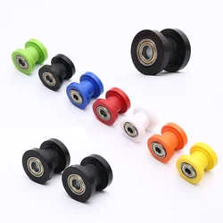 8mm or 10mm Motorcycle motorbike Chain Roller Tensioner Pulley wheel guide For Kayo BSE SSR SDG Thumpstar Pit Pro Pit Dirt Bike