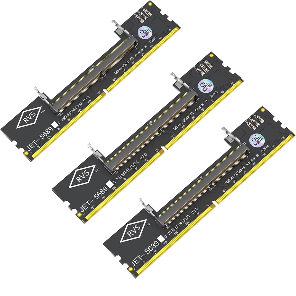 Laptop DDR5 RAM zu SO DDR5 U-DIMM Desktop-Adapterkarte Speichertester SO DDR5 zu DDR5 U-DIMM Konverter 6-Schicht-PCB-Design