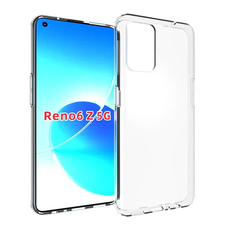 For OPPO Reno6 Pro Plus 5G Reno 6 ProPlus 6Z Reno6Z Clear Soft TPU Case Cover Phone Shell Case Protection Back Cover Capa Coque