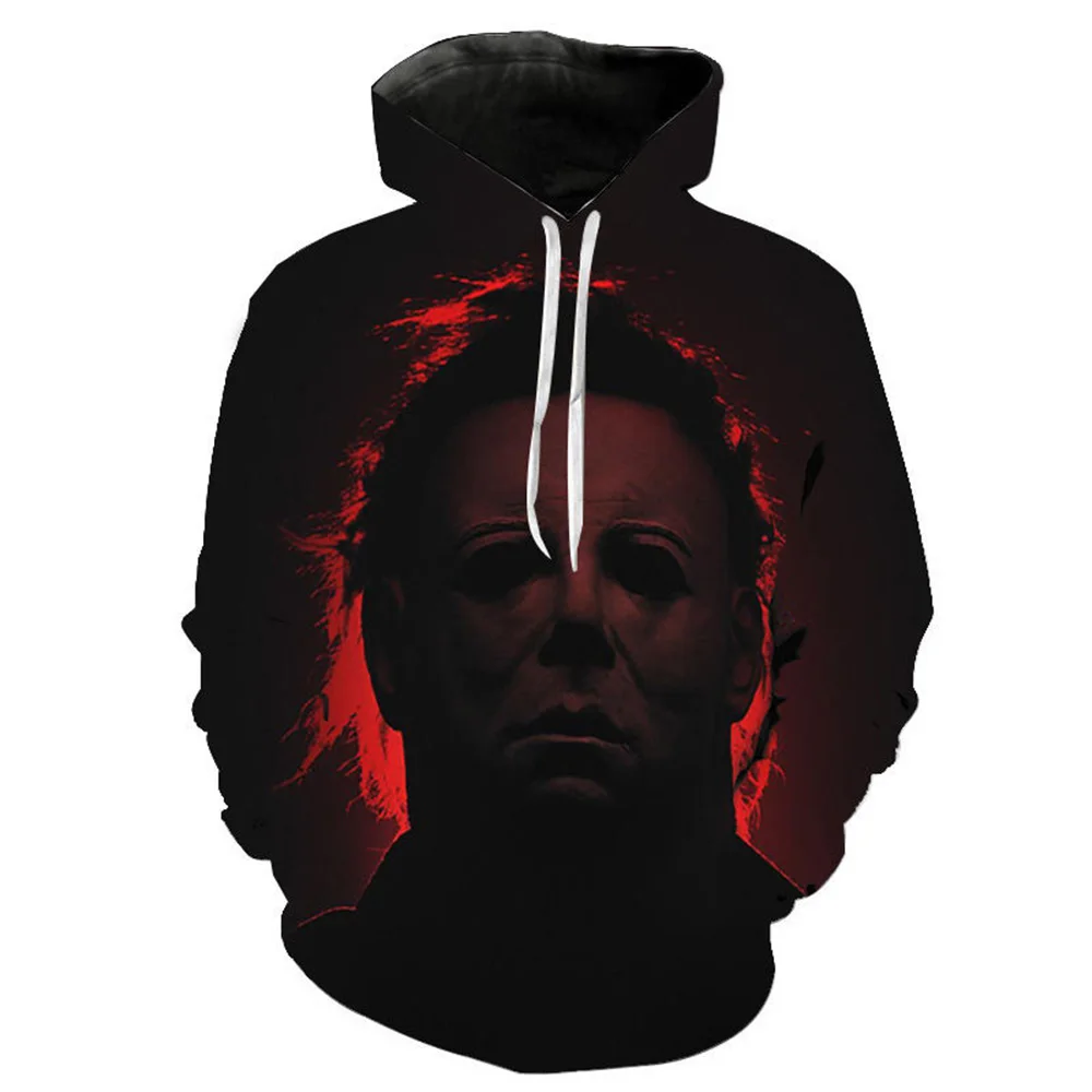 

3D Horror Elements Undead Graphic Print Clothing Everyday Casual Men's Crew Neck Personalize Tops Hoodie Comfortable Material