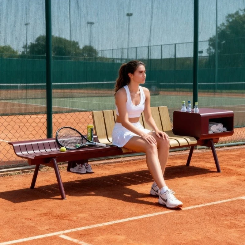 Tennis Badminton Bench Sports Court Basketball Seat Outdoor Combination Chair Track and Field Gymnasium Rest Stool