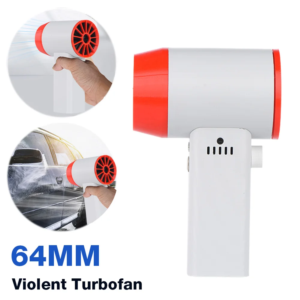 

New Electric Air Duster 64mm 1400g Thrust Stepless Adjustable Handheld Portable Dry Blower Mini Blower Powerful Blower
