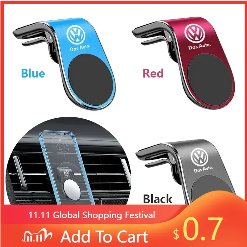 

Новый магнитный держатель для телефона в автомобиль на воздуховод для Volkswagen Passat, Santana, Tiguan, Golf, Bora, Jetta, Beetle