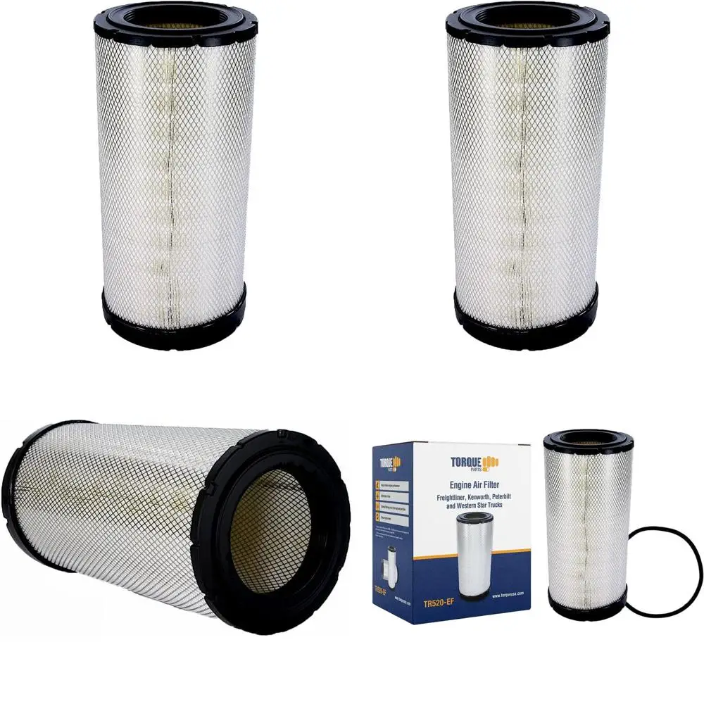 

Universal 23.6 x 11.4 Engine Air Filter Replacement for Semi Trucks - Fits RS3539 A25247 LA4816 46843 6843 CA8180 DN LA4816 2191