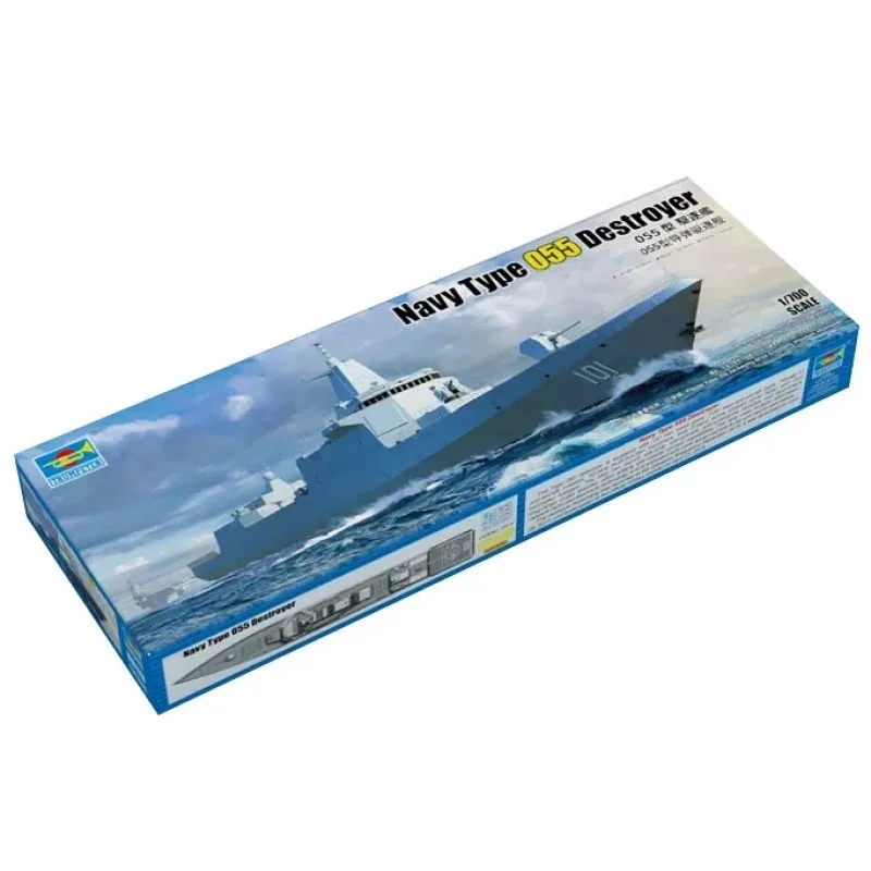 TRUMPETER 06729 Assembly Model Ship 1/700 Scale Boat PLA Navy Type 055 Destroyer Warship Model for Military Model Hobby Toys DIY