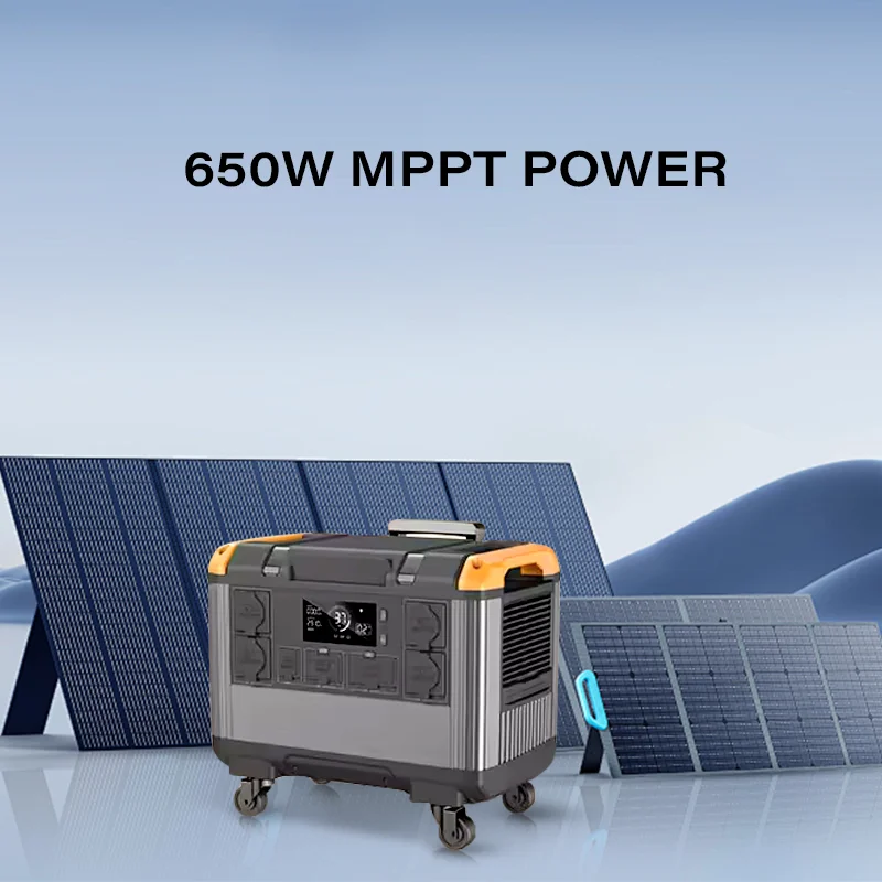 3000w high power high capacity energy storage outdoor solar power mobile power supply