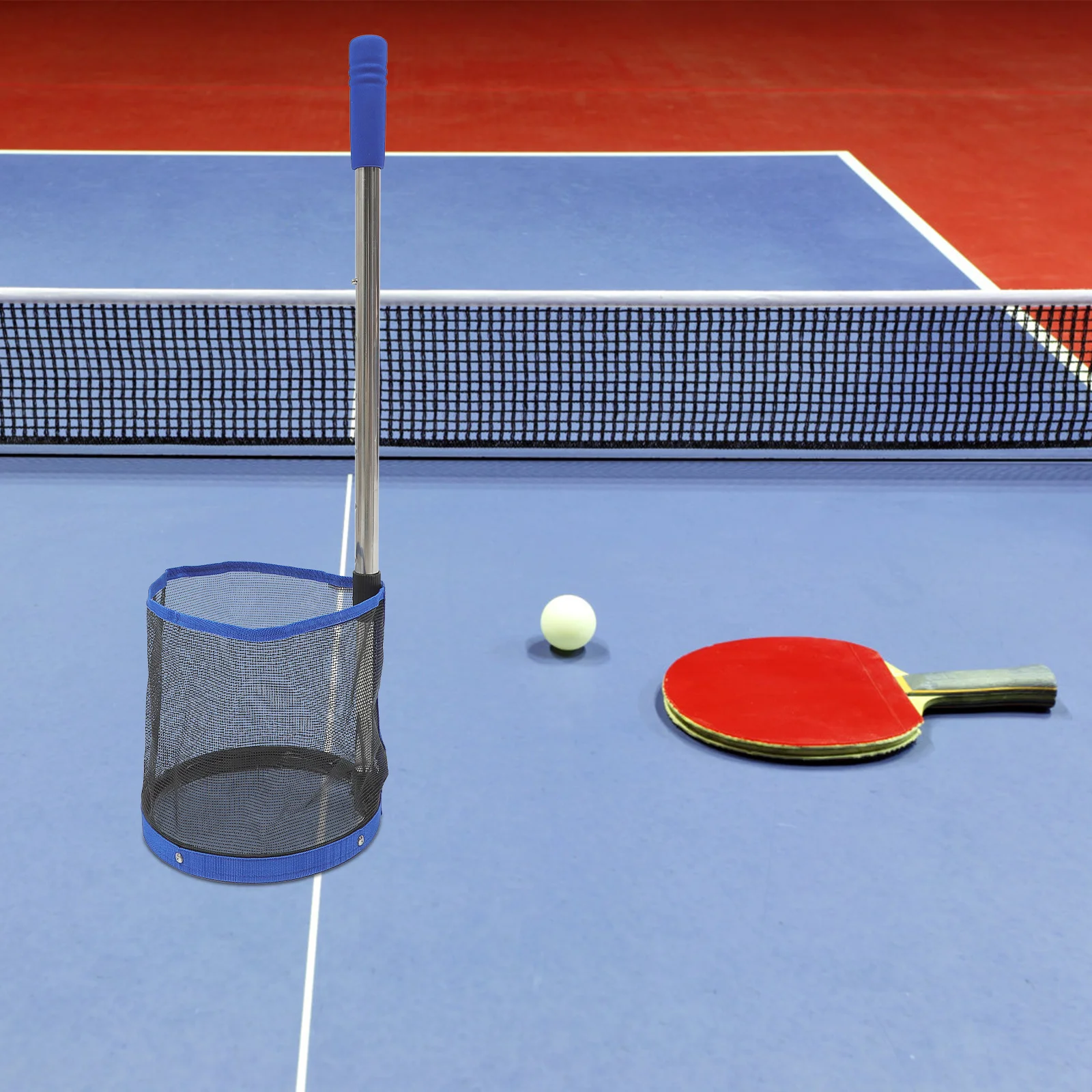 120 قطعة بينغبونغ المسترد تنس الطاولة الكرة المنتقى خفيفة الوزن دائم أداة التدريب المحمولة الكرة جامع صافي للجولف #6