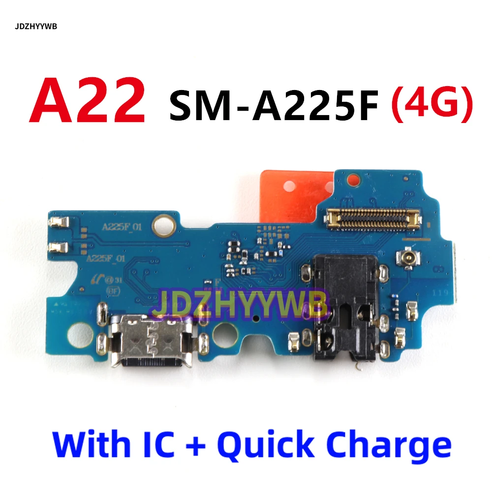 

Плата порта зарядки для Samsung Galaxy A22 4G A225F A225, плата разъема быстрой зарядки, док-станция, зарядное устройство, гибкий кабель