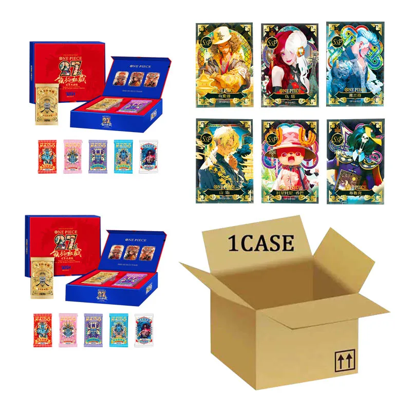 

One Piece Collection Cards Paper Borad Games Children Anime Peripheral Character Kid's Gift Playing Card Toy