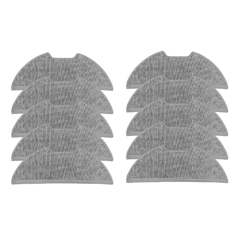 2025 Trend 10PCS Washable Mop Rag For Obode A8 / Eureka E10S / ETA AURUM Pro 624 Robotic Vacuum Accessories Mop Pad