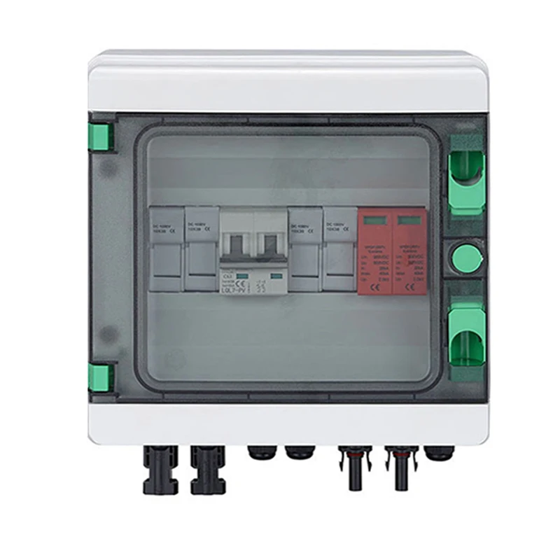 

DC500V 2in 1out Dc Combiner Box 30A Photovoltaic System PV Solar Array