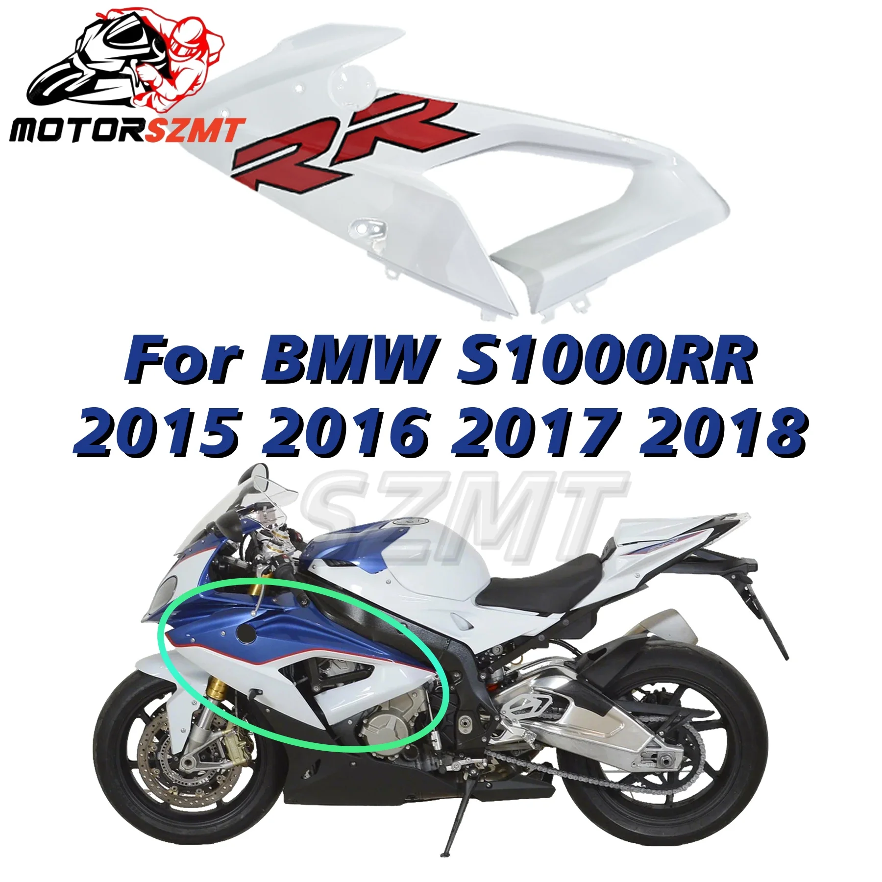 

Motorcycle Side Panel Cover Fairing Plate Covers ABS Middle Fairings Fit For BMW S1000RR S1000 RR 2015-2018